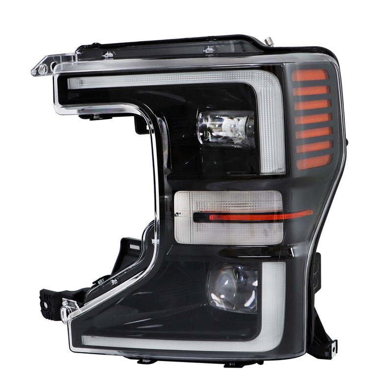 DURAFORCE Driver LED Headlight For 2020-2022 Ford F250 F350 SuperDuty Black Trim