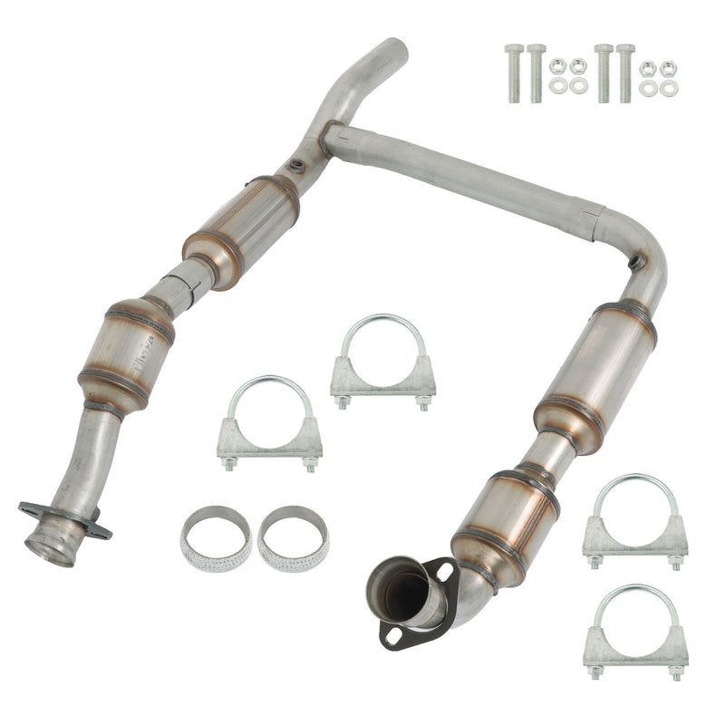 DURAFORCE Catalytic Converter Left & Right Side For 1997-2000 Ford F-150 4.6L RWD