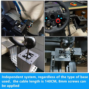 DURAFORCE USB PC H Gear Shifter 6+R Sim Racing Game For Logitech G29 G27 G25 Thrustmaster