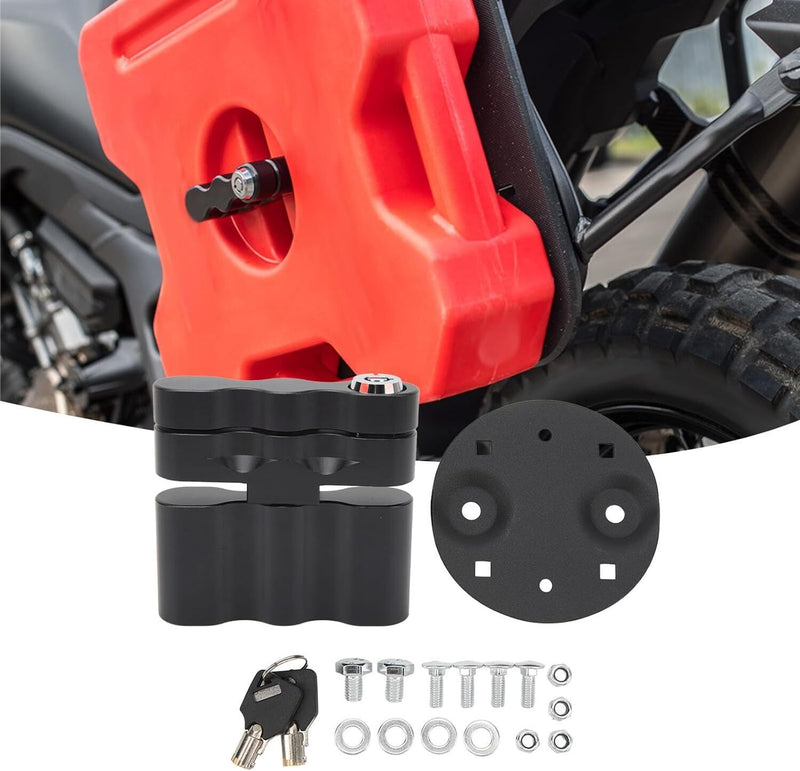 DURAFORCE 2PCS Pack Mount Lock with Keys for RotopaX LOX-PM Fuel Pack / Storage Box