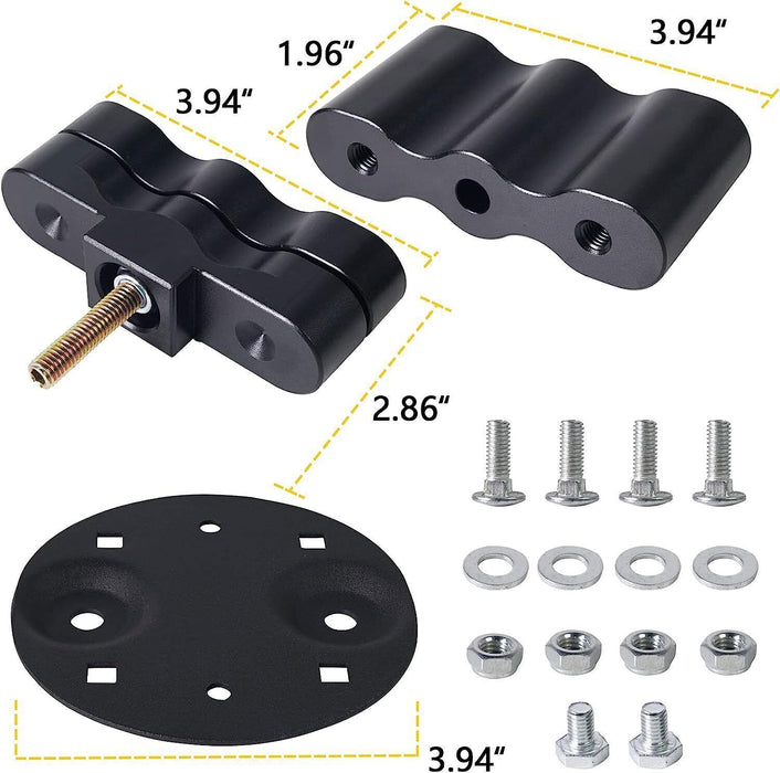 DURAFORCE 2PCS Pack Mount Lock with Keys for RotopaX LOX-PM Fuel Pack / Storage Box