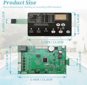 DURAFORCE For Pentair Master Temp 400 42002-0007S Control Board Kit w/ 472610Z Switch Pad