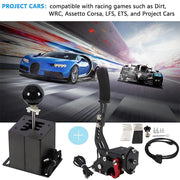 DURAFORCE PC USB Simulator Shifter 64 Bit 6+R Handbrake For G29 G27 G25 G920 T300RS/GT US