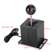 DURAFORCE PC USB Simulator Shifter 64 Bit 6+R Handbrake For G29 G27 G25 G920 T300RS/GT US