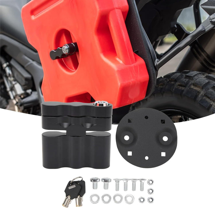 DURAFORCE RX-LOX-PM Pack Mount Lock with Keys Locking Pack Mount for RotopaX LOX Fuel Pack