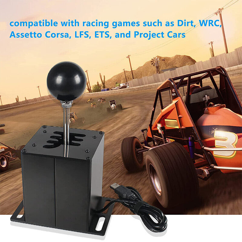 DURAFORCE PC USB H Gear Shifter Sim Racing Game For Logitech G29 G27 G25 G920 T300RS/GT