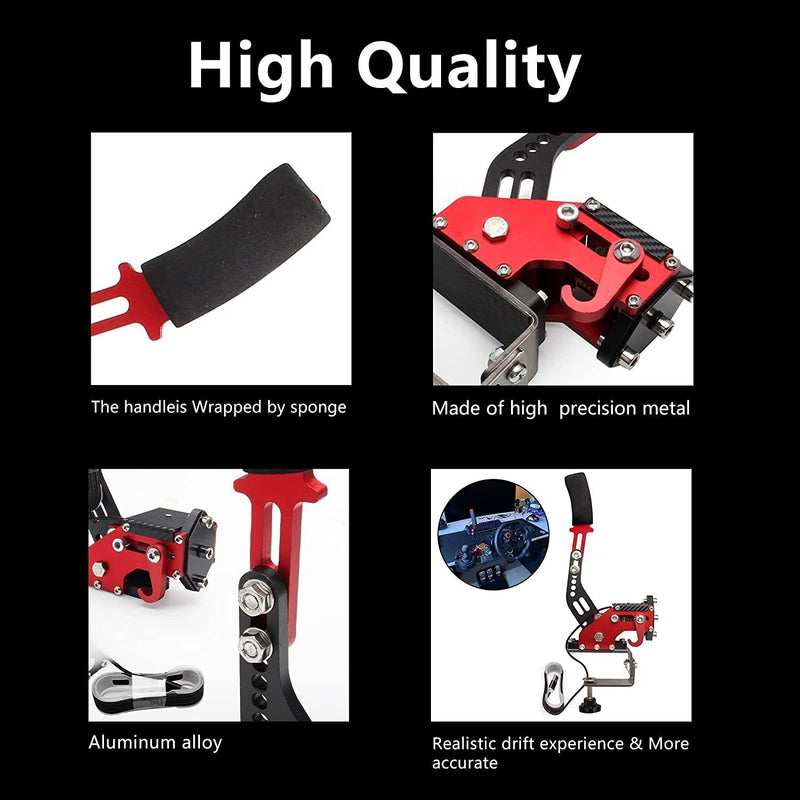 DURAFORCE For Racing Games G27/G29 T500 FANATECOSW DIRT RALLY 64Bit PC USB Handbrake SIM R