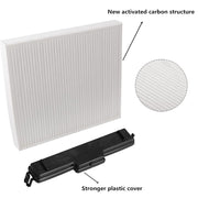 DURAFORCE Cabin Air Filter and Filter Access Door for Dodge Ram 1500 2500 3500 Replacement