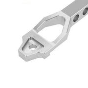 DURAFORCE Car Battery Tie Down Bracket With Stainless Steel J bolts Hold Down Sets Sliver