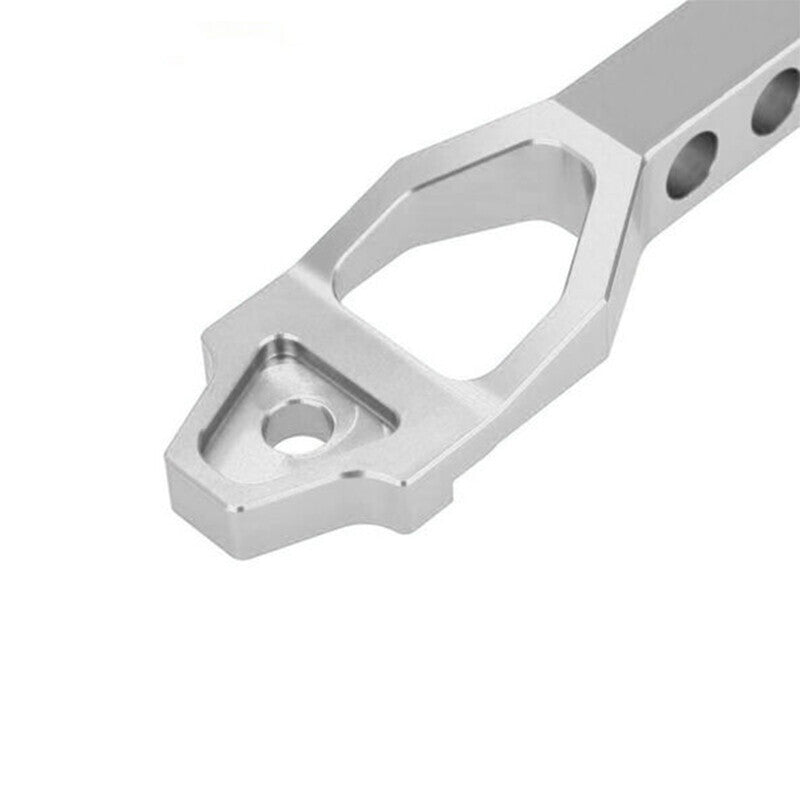 DURAFORCE Car Battery Tie Down Bracket With Stainless Steel J bolts Hold Down Sets Sliver