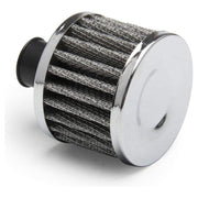 DURAFORCE Universal Baffled Oil Catch Can Tank Kit with Breather Filter 3/8" NBR Fuel Line