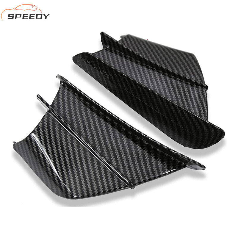 DURAFORCE Motorcycle Aerodynamic Fixed Wind Wing Kit Spoiler Fits For Yamaha R15 R25 R3 R6