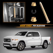 DURAFORCE Door Hinge Pins & Pin Bushing Kit Replacement For Ford F150 F250 F350 Bronco