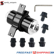 DURAFORCE AN6 AN8 AN10 Inline Fuel Filter with Bracket Cleanable 30 Micron Universal