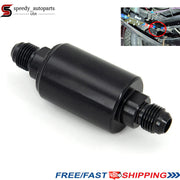 DURAFORCE Universal AN6 Inline Fuel Filter High Flow - 6AN Fuel Filters Removable