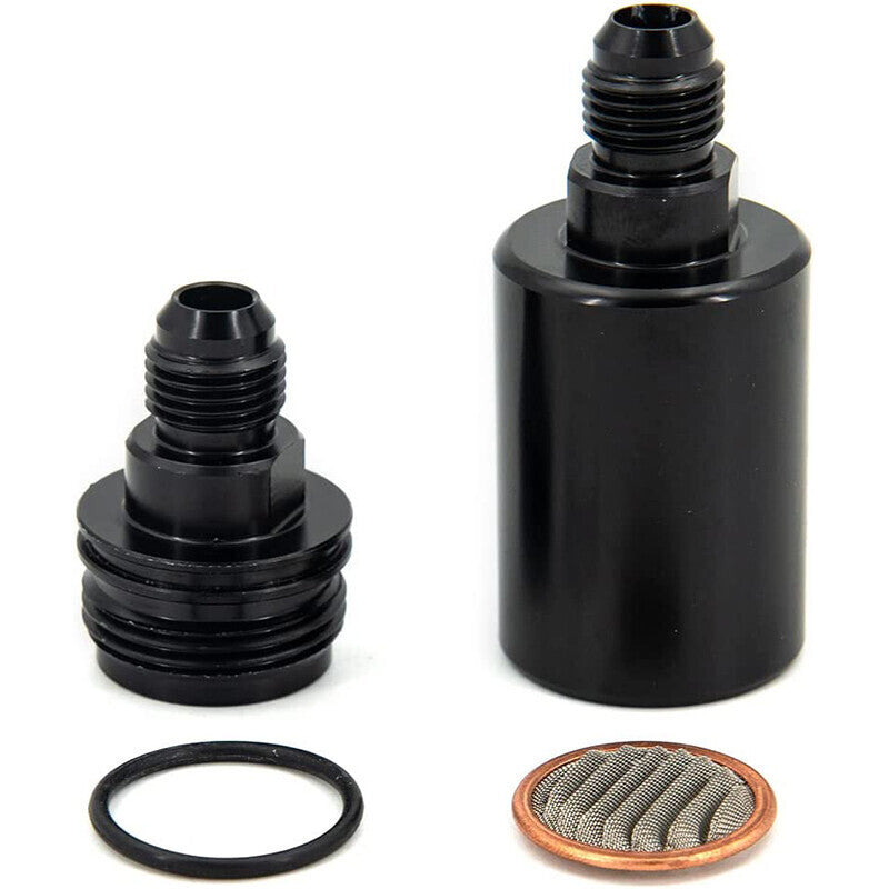 DURAFORCE Universal AN6 Inline Fuel Filter High Flow - 6AN Fuel Filters Removable