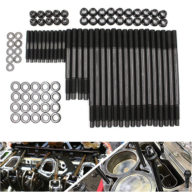 DURAFORCE Cylinder Head Stud Kit For 1997-2003 Chevy LS1 LQ9 LS6 4.8L 5.3L 6.0L Engines