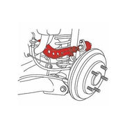 DURAFORCE 1 Pair Adjustable Rear Camber Control Arms Kit 2.0L For 2006-2011 Honda Civic US