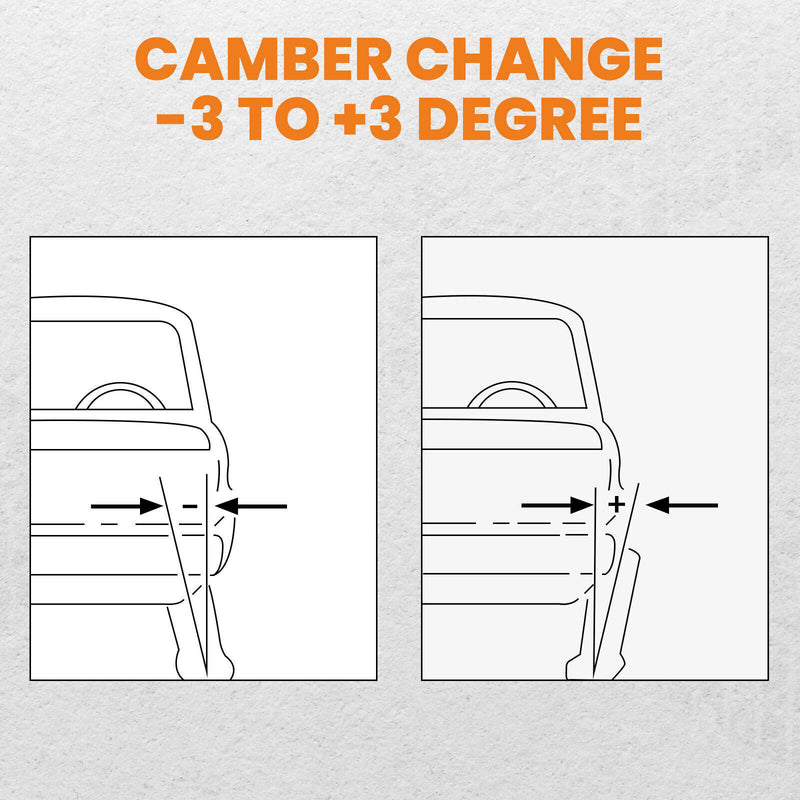 DURAFORCE 1 Pair Adjustable Rear Camber Control Arms Kit 2.0L For 2006-2011 Honda Civic US