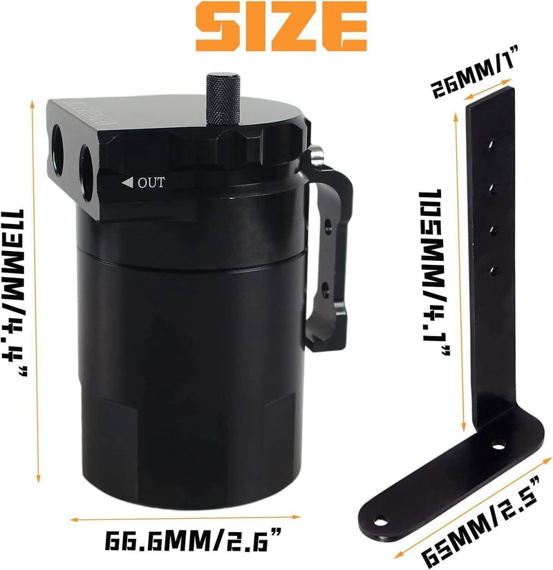 DURAFORCE For Ford F150 5.0L 2.7EB 3.5EB 11-22 Expedition EcoBoost 18-22 Oil Catch Can