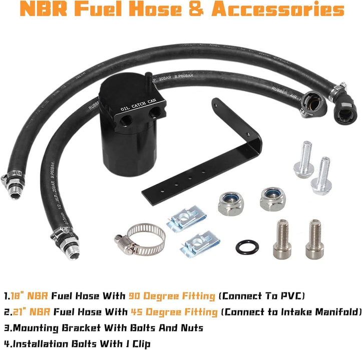 DURAFORCE For Ford F150 5.0L 2.7EB 3.5EB 11-22 Expedition EcoBoost 18-22 Oil Catch Can