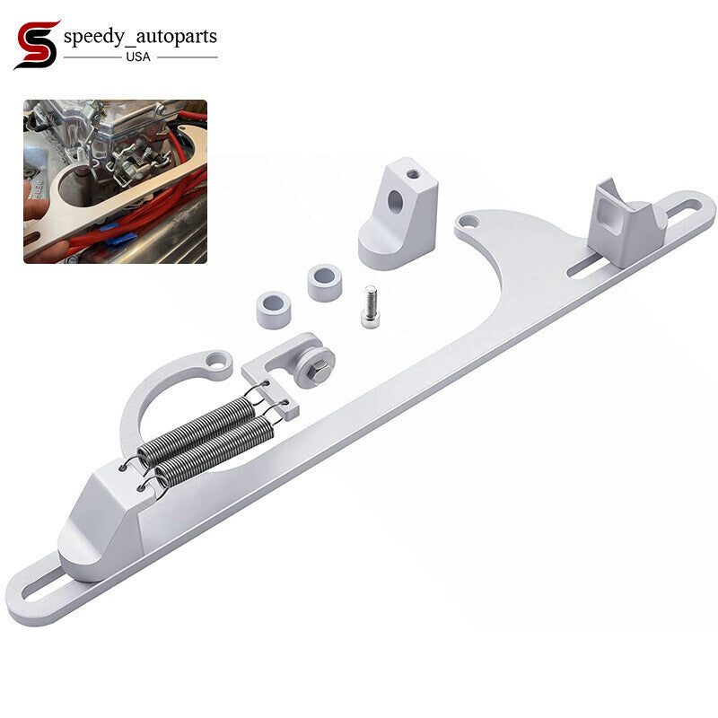 DURAFORCE Aluminum Throttle Cable Carb Bracket For Holley 4150 4160 Carb 350 400 SBC