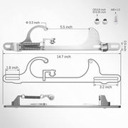 DURAFORCE Aluminum Throttle Cable Carb Bracket For Holley 4150 4160 Carb 350 400 SBC