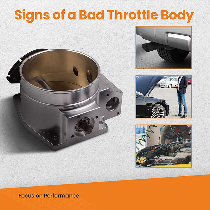 DURAFORCE 102mm Throttle Body Assembly with TPS IAC Position Sensor for Chevy LSX LS LS1