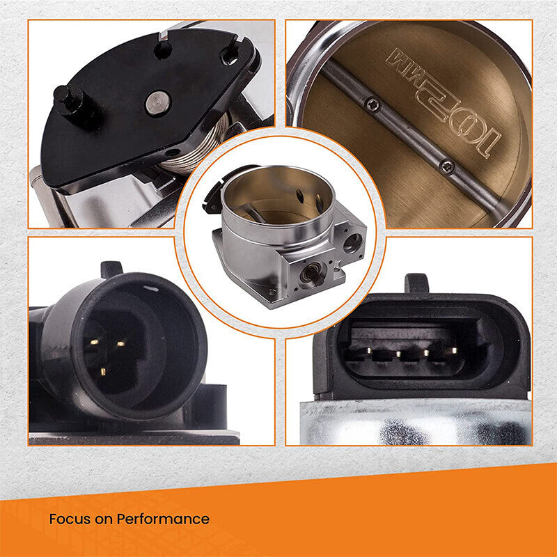 DURAFORCE 102mm Throttle Body Assembly with TPS IAC Position Sensor for Chevy LSX LS LS1