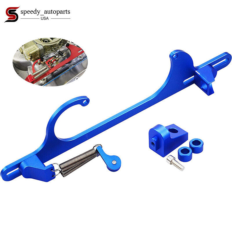 DURAFORCE Aluminum Throttle Cable Carburetor Bracket For 4150 4160 Series Carb 307 350