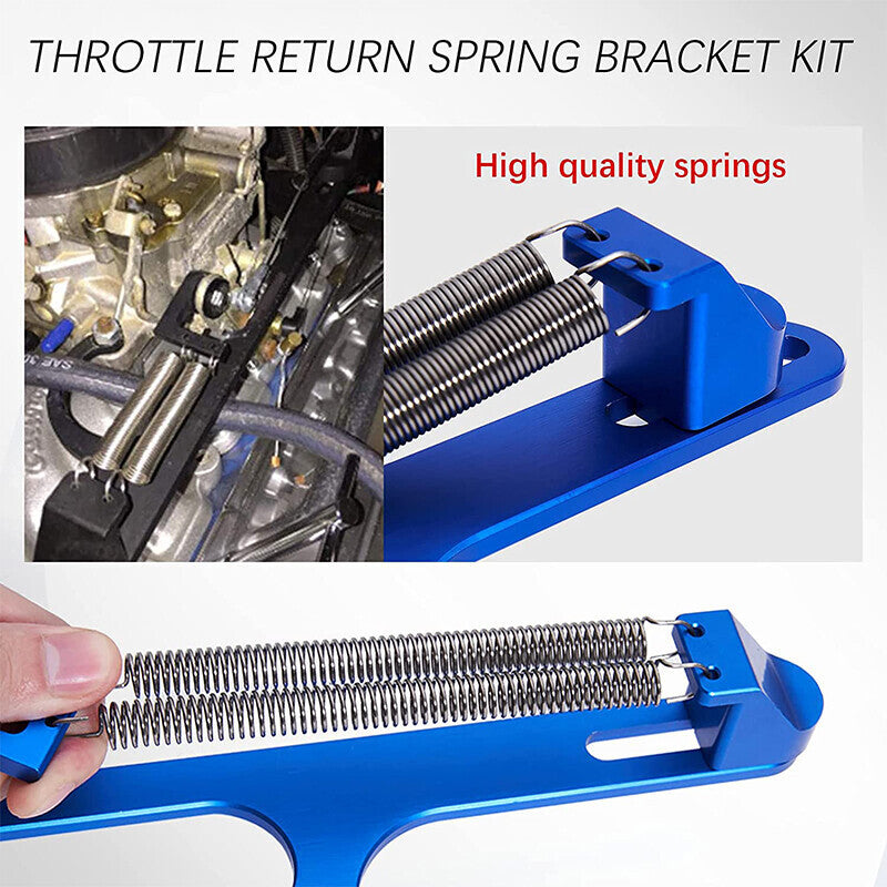 DURAFORCE Aluminum Throttle Cable Carburetor Bracket For 4150 4160 Series Carb 307 350