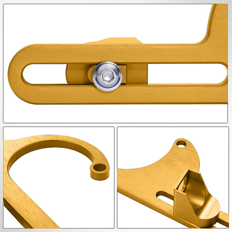 DURAFORCE Aluminum Throttle Cable Carb Bracket Carburetor For Holley 4150 Series Gold New