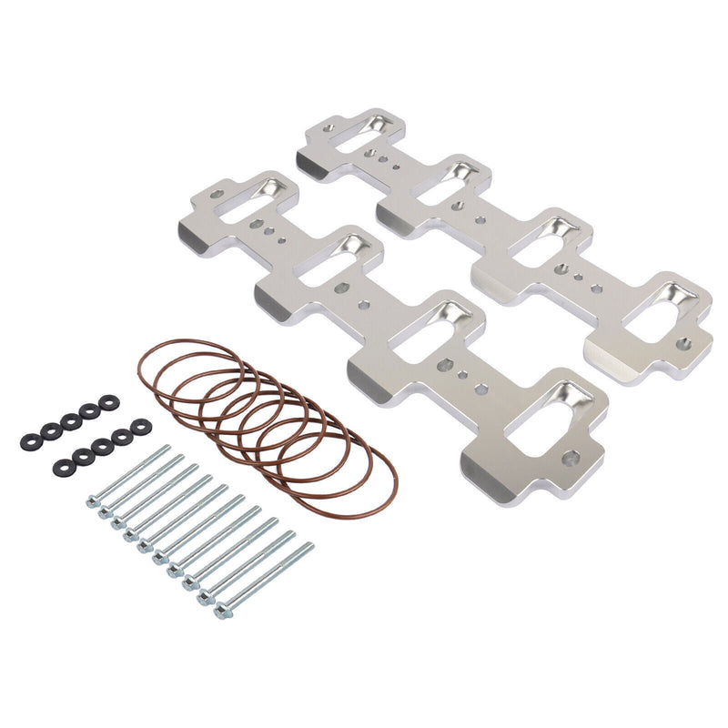 DURAFORCE For LS Cathedral Port Cylinder Head to Rectangle Port Intake Manifold Adapters