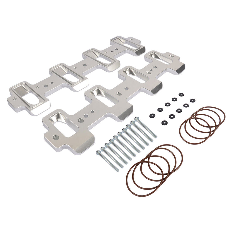 DURAFORCE For LS Cathedral Port Cylinder Head to Rectangle Port Intake Manifold Adapters