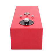 DURAFORCE 19 Gallon Fuel Cell Gas Tank with Cap & Level Sender Polished Aluminum Top Feed