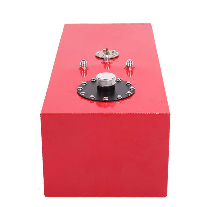 DURAFORCE 19 Gallon Fuel Cell Gas Tank with Cap & Level Sender Polished Aluminum Top Feed