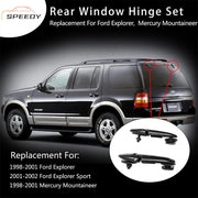 DURAFORCE 926-132 Left Right Tailgate Glass Hing For Explorer Mercury Mountainee 1998-2002