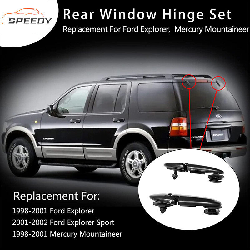DURAFORCE 926-132 Left Right Tailgate Glass Hing For Explorer Mercury Mountainee 1998-2002