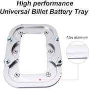 DURAFORCE Billet Aluminum Battery Relocation Tray Hold Down For Optima Batteries 34/78