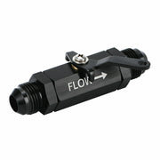 DURAFORCE AN8 8AN Fuel Shut Off Valve With Cable Lever Aluminium - Black