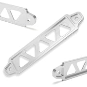 DURAFORCE Universal Aluminum Car Battery Tie Down Mount Bracket Brace Bar with Bolts 10"