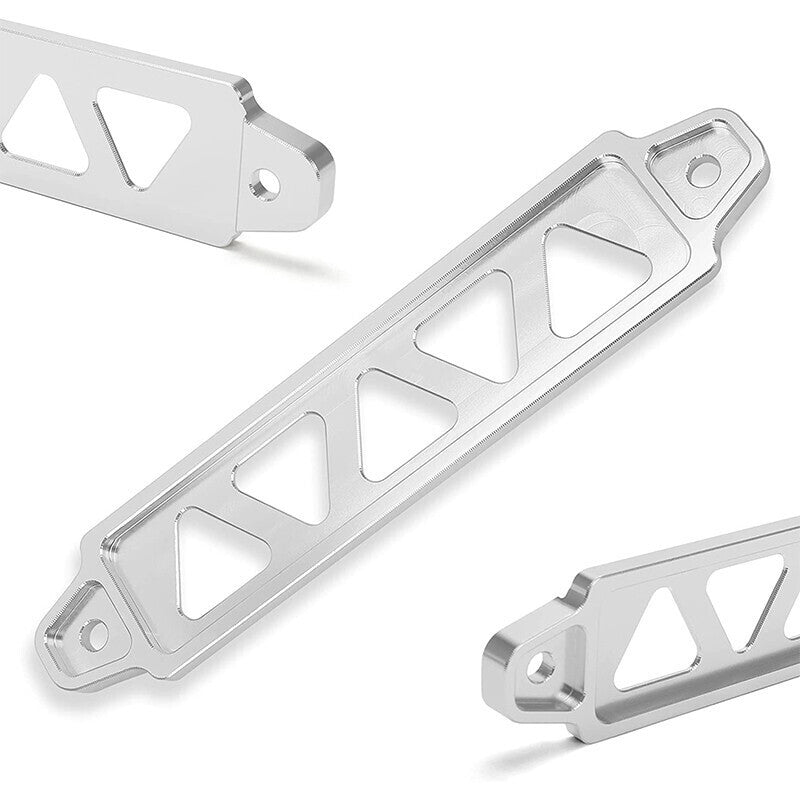 DURAFORCE Universal Aluminum Car Battery Tie Down Mount Bracket Brace Bar with Bolts 10"