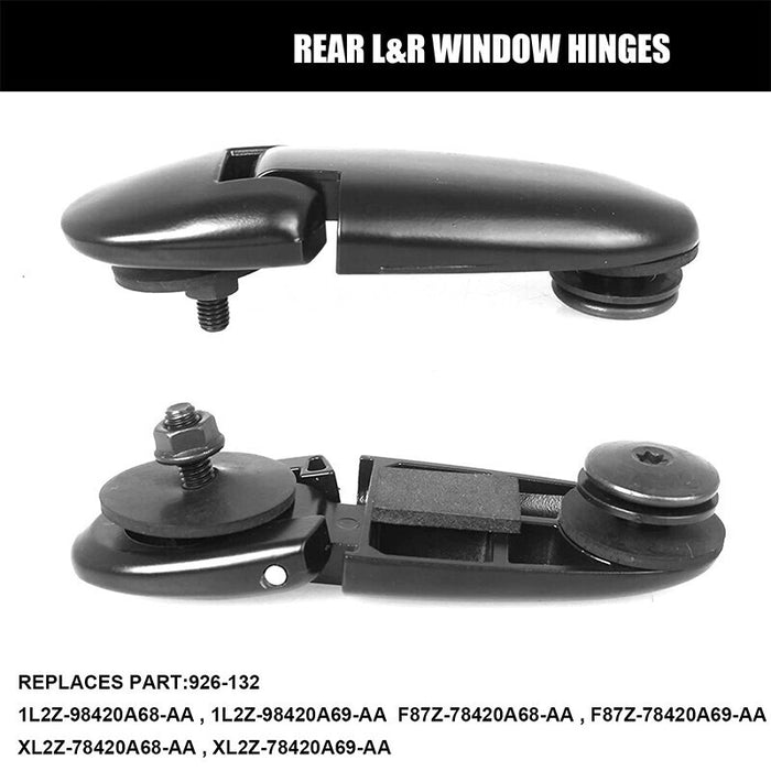 DURAFORCE Rear Window Hinge Set Liftgate Glass Hinge 926-132 for 1998-2002 Ford Explorer