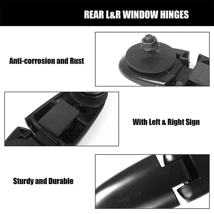 DURAFORCE Rear Window Hinge Set Liftgate Glass Hinge 926-132 for 1998-2002 Ford Explorer