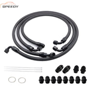 DURAFORCE Transmission Cooler Lines Hose Set -10AN For 01-05 GM 6.6L LLY Duramax LB7 New