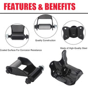 DURAFORCE Rear Leaf Spring Hanger Bracket and Shackle Kit for Ford Ranger 722-001 722-010