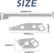 DURAFORCE LS1 Throttle Cable Bracket Aluminum For 102mm Sheet Metal Intake Manifold