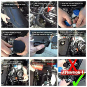 DURAFORCE Oil Catch Can Kit Reservoir Baffled Tank with Breather Filter Universal Aluminum