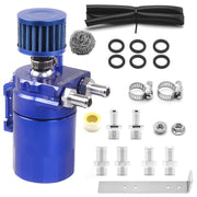 DURAFORCE Oil Catch Can Kit Reservoir Baffled Tank with Breather Filter Universal Aluminum