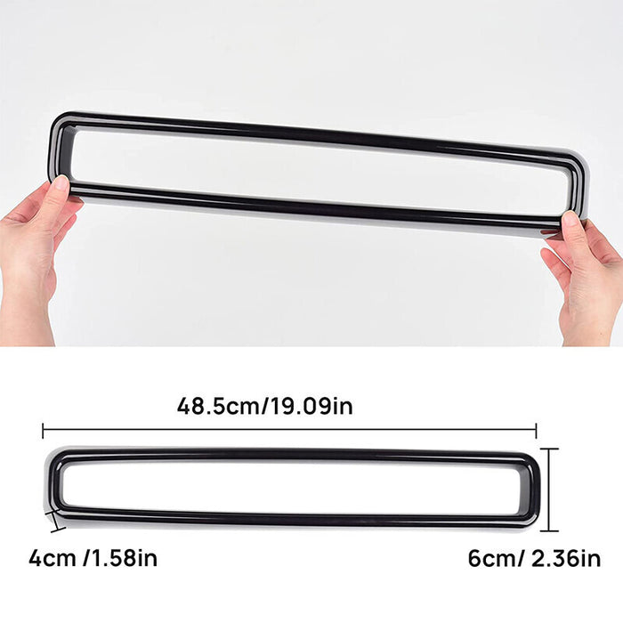 DURAFORCE 2x Front Grille Inserts Guards Cover Trim Accessories for Dodge Challenger 2015+